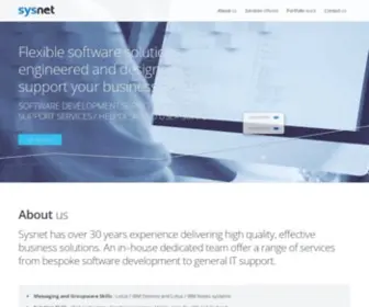 SYsnet.co.uk(Digital software development) Screenshot