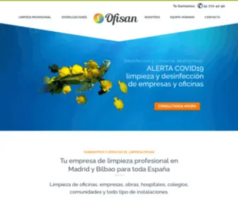 Sysofisan.com(Empresa de limpieza en Madrid) Screenshot