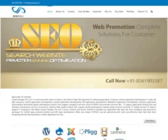 SYspoly.com(Website Development Company) Screenshot