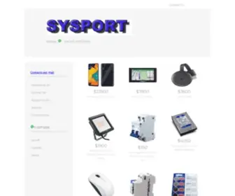 SYsport.com.ar(Electronica) Screenshot