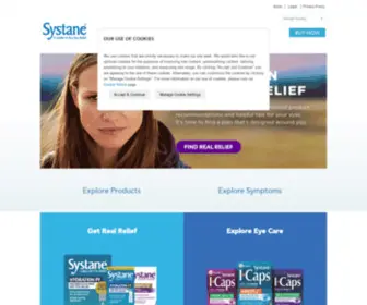 SYstane.com(Learn about SYSTANE®) Screenshot