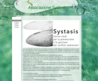 SYstasis.it(Sito ufficiale dell'Associazione Systasis) Screenshot