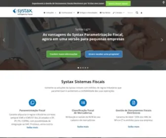 SYstax.com.br(Validação tributária da NF) Screenshot