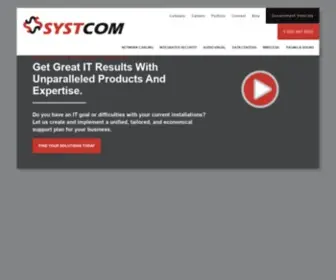 SYStcom.com(Maryland Network Cabling Company) Screenshot