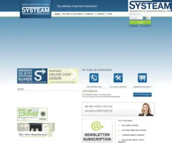 SYsteam.de(Topadresse der deutschen Distribution) Screenshot