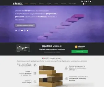 SYstec.com.mx(Consultores expertos en la gestión y transformación digital de proyectos y procesos) Screenshot