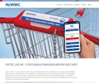 SYstec.com(Number one for shopping trolley accessories) Screenshot
