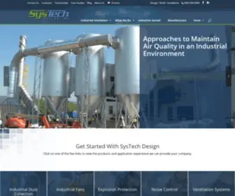 SYstech-Design.com(Industrial Noise Control) Screenshot
