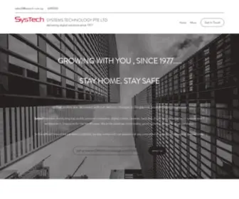 SYstech.com.sg(Systems Technology Pte Ltd) Screenshot