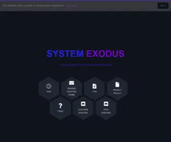 SYstem-Exodus.com(System Exodus) Screenshot