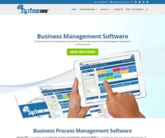 SYstem100.com(Business Process Management Software BPM) Screenshot