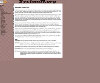 SYstem11.org(System 11) Screenshot