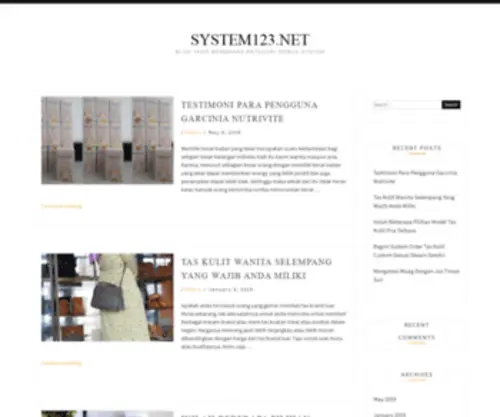 SYstem123.net(SYstem 123) Screenshot