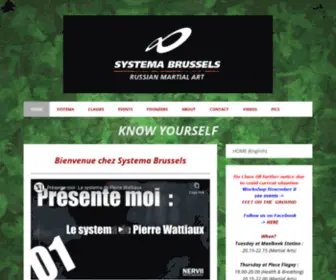 SYstemabrussels.com(Bienvenue chez Systema Brussels) Screenshot