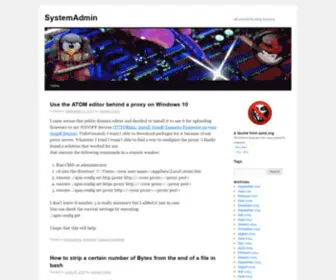 SYstemadmin.me.uk(All around the daily business) Screenshot