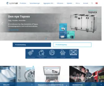 SYstemair.dk(Forside ) Screenshot