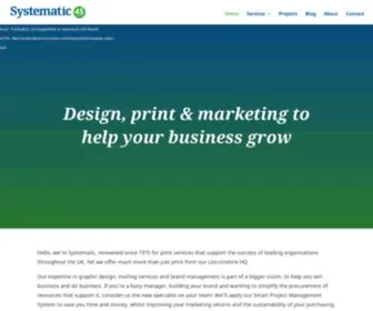 SYstematicPrint.com(Design, Print, Marketing & Mailing in Lincolnshire) Screenshot