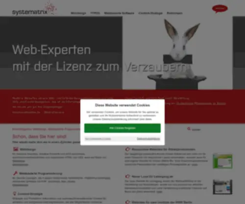 SYstematrix.de(Berliner Internetagentur mit Expertise seit 2003) Screenshot