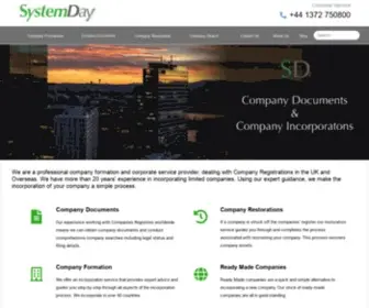 SYstemday.com(Company Formations) Screenshot
