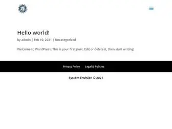 SYstemenvision.com(System Envision) Screenshot