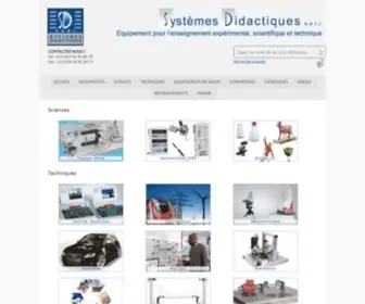 SYstemes-Didactiques.fr(Matériel scientifique) Screenshot