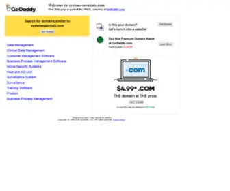 SYstemessentials.com(System Essentials) Screenshot