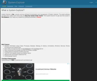 SYstemexplorer.net(System Explorer) Screenshot