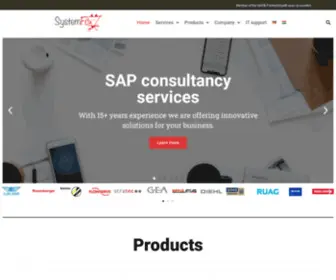 SYstemfox.com(SAP Consultancy) Screenshot