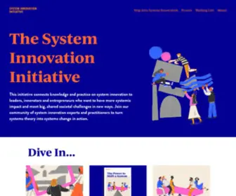 SYsteminnovation.org(The System Innovation Initiative) Screenshot
