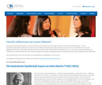 SYstemische-Gesellschaft.de(Systemische Gesellschaft) Screenshot