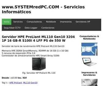 SYstemredpc.com(SYSTEMRedPC EIRL) Screenshot