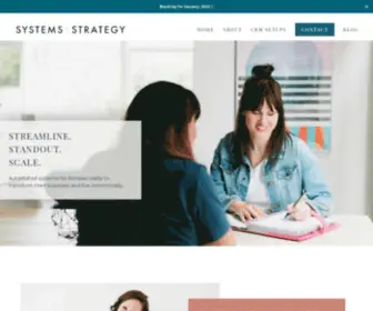 SYstemsandstrategy.com(Dubsado & Honeybook Setup Services) Screenshot