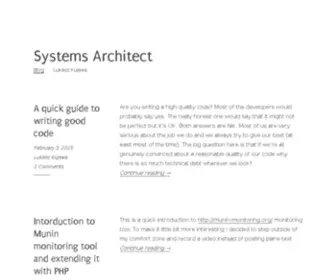 SYstemsarchitect.net(Systems Architect) Screenshot