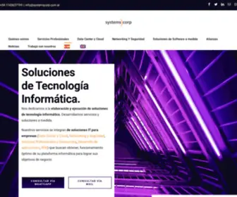 SYstemscorp.com.ar(Soluciones y Servicios de Tecnología Informática) Screenshot