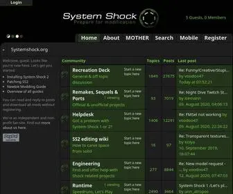 SYstemshock.org(System shock 2 mods) Screenshot