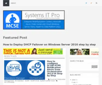 SYstemsitpro.com(System Center) Screenshot