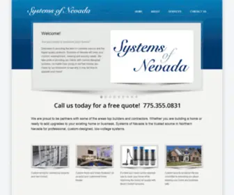 SYstemsofnevada.com(Systems of Nevada) Screenshot