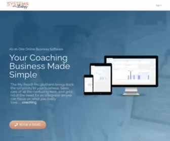 SYstemswithstrategy.com(One Solution for Your Coaching Business) Screenshot