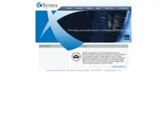 SYstexinc.com(Systex, Inc) Screenshot