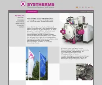 SYStherms.de(Vakuumöfen) Screenshot