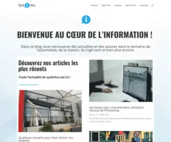 SYstinfos.fr(Accueil) Screenshot