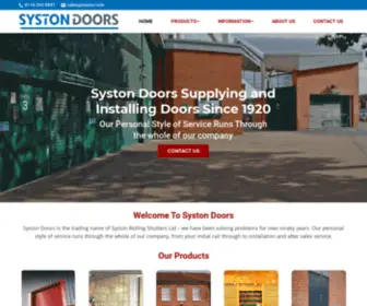 SYston.com(Roller shutters) Screenshot