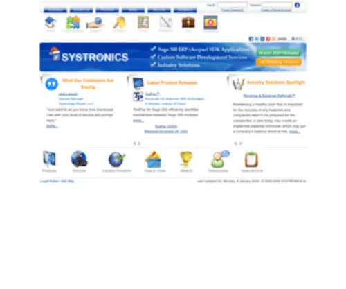 SYStronics.com(SYSTRONICS) Screenshot