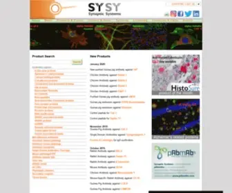 SYSY.com(Synaptic Systems) Screenshot