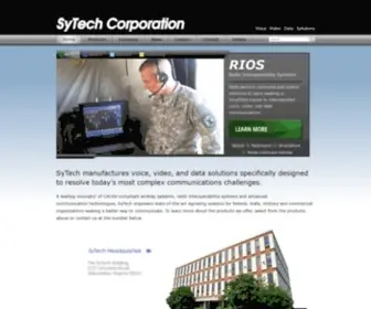 Sytechcorp.com(SyTech Corporation) Screenshot