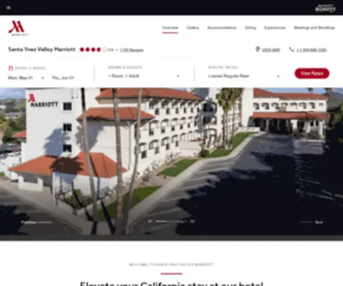 SYvmarriott.com(Buellton Hotels) Screenshot