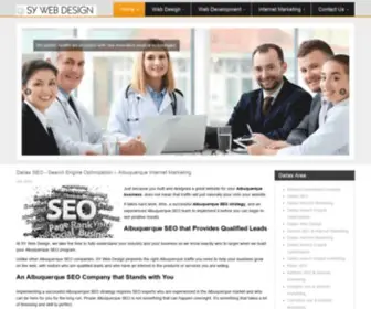 Sywebdesign.com(Dallas Consulting Company) Screenshot