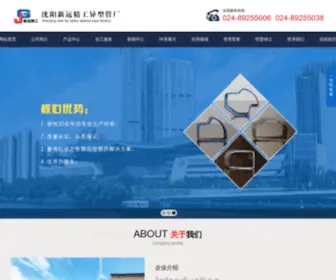 SYXYJG.com(沈阳新远精工异型管厂) Screenshot