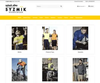 SYzworkwear.com.au(Syzmik Workwear Australia) Screenshot