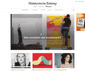 SZ-Magazin.de(Die Website des SZ) Screenshot